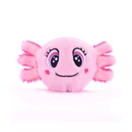 Kép 1/3 - Bouncibles pattogó plüss labda - Bubbles, a rózsaszín axolotl