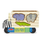 Kép 2/3 - Melissa & Doug Fa készségfejlesztő játék, Állatos formaillesztő