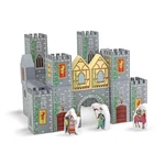 Kép 3/3 - Melissa & Doug Fa építőjáték, Kastély