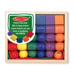 Kép 2/3 - Melissa & Doug Fa készségfejlesztő játék, Első fűzős játékom