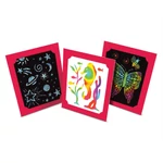Kép 3/3 - Melissa & Doug Kreatív játék, Képkarc, deluxe szett
