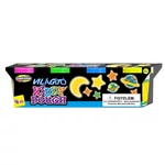 Kép 2/2 - Creativ Kids Kiddy Dough sötétben világító gyurma, 4 db