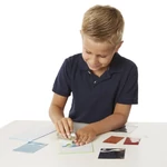 Kép 2/3 - Melissa & Doug Kreatív játék, Glitter pufi matrica készítő, óceán