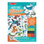 Kép 1/3 - Melissa & Doug Kreatív játék, Glitter pufi matrica készítő, óceán