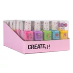 Kép 2/3 - Canenco Create It! Körömlakk 5 db-os szett illatos és csillámos színekkel