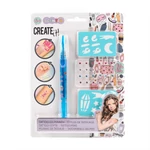 Kép 3/3 - Canenco Create It! Tetováló zseléstoll szett, sablonnal és ékkövekkel (többféle)