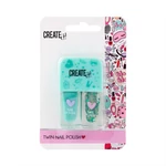 Kép 1/2 - Canenco Create It! Körömlakkok, 2 db-os - türkiz és glitter