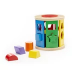 Kép 1/3 - Melissa & Doug Fa készségfejlesztő játék, Gurulós formarendező