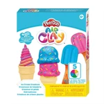 Kép 2/2 - Play-Doh Air Clay levegőre száradó gyurma - fagyi készítés