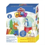 Kép 2/2 - Play-Doh Air Clay Sulpt 'n Mold hógömb készítés gyurmával