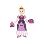 Kép 3/3 - Melissa & Doug Kreatív játék, Pufi matrica készlet, hercegnő