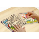 Kép 3/3 - Melissa & Doug Kreatív játék, Ólomüveg képkészítő készlet, unikornis