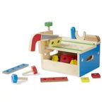Kép 1/3 - Melissa & Doug Fa készségfejlesztő játék, Barkácsasztal