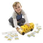 Kép 1/3 - Melissa & Doug Fa jármű, Számos formarendező iskolabusz