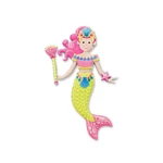 Kép 2/3 - Melissa & Doug Kreatív játék, Pufi matrica készlet, hableány