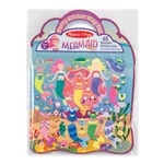Kép 1/3 - Melissa & Doug Kreatív játék, Pufi matrica készlet, hableány