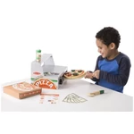 Kép 3/3 - Melissa & Doug Szerepjáték, Fa pizzasütő készlet