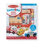 Kép 1/3 - Melissa & Doug Kreatív Játék, Vészhelyzet járművei