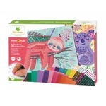 Kép 1/3 - Sycomore Stick 'n fun Mozaikkép-készítő - ölelnivaló állatok