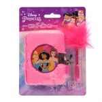 Kép 2/2 - Canenco Disney Princess plüss napló tollal