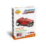 Kép 1/3 - Felhúzható 3D puzzle - piros oldtimer