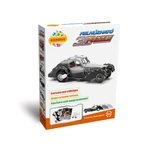 Kép 2/3 - Felhúzható 3D puzzle - szürke oldtimer