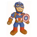 Kép 2/2 - Marvel hős puha játék hanggal, 20 cm - Amerika Kapitány