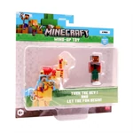 Kép 3/3 - Minecraft 3D figura felhúzható állattal, 2. sorozat - többféle