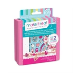 Kép 1/3 - Make It Real Ékszerkészítés, Halo charm karkötők csini pinkben