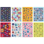 Kép 3/3 - Moxy Stitch csillogó matricák, 8 ív