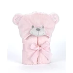 Kép 2/2 - Mora POMPON BEAR P86 pléd 75*95  04-pink - dobozos