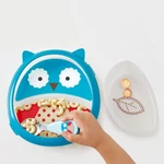 Kép 2/3 - Skip Hop Zoo csúszásgátlós tányér szett Bagoly