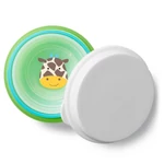 Kép 3/5 - Skip Hop csúszásgátlós tányér mély 3db-os Zsiráf