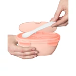 Kép 8/10 - Skip Hop utazó tálka kanállal rózsaszín