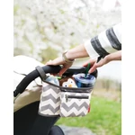 Kép 3/5 - Skip Hop Grab & Go babakocsi táska szürke csíkos