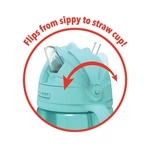 Kép 6/8 - Skip Hop itatópohár csőrrel és szívószállal - 2db-os, kék