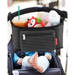 Kép 5/5 - Skip Hop Grab & Go babakocsi táska fekete csíkos