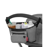 Kép 4/7 - Skip Hop Grab & Go babakocsi táska fehér csíkos