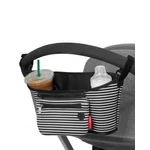Kép 7/7 - Skip Hop Grab & Go babakocsi táska fehér csíkos