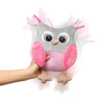 Kép 3/9 - BabyOno csörgő Sofia bagoly plüss 30cm két színben 441