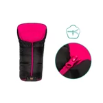 Kép 5/10 - Fillikid bundazsák babakocsiba Eco big 1220-22 fekete pink béléssel
