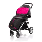 Kép 9/10 - Fillikid bundazsák babakocsiba Eco big 1220-22 fekete pink béléssel
