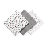 Kép 3/3 - BabyOno textilpelenka színes 3db bambusz szürke 397/02