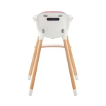 Kép 4/10 - Kinderkraft etetőszék Sienna 2in1 fa lábbal pink