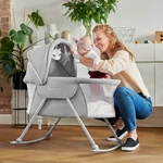Kép 10/10 - Kinderkraft bölcső Lovi szürke