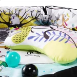 Kép 6/10 - Kinderkraft játszószőnyeg SmartPlay játékhíddal, felhajtható széllel és labdákkal