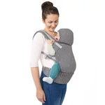 Kép 8/10 - Kinderkraft kenguru Huggy Stars szürke