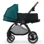 Kép 3/10 - Kinderkraft babakocsi többfunkciós Evolution Cocoon 2in1 puha mózessel Midnight green
