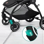 Kép 9/10 - Kinderkraft babakocsi többfunkciós Evolution Cocoon 2in1 puha mózessel Midnight green