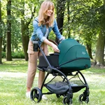 Kép 10/10 - Kinderkraft babakocsi többfunkciós Evolution Cocoon 2in1 puha mózessel Midnight green